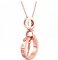 Cartier Screw Driver Love Necklace,18K Pink Gold With Diamond B7212301