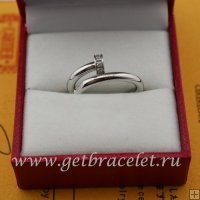 Replica Cartier Juste Un Clou Ring White Gold Diamonds B4092700