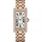 Cartier Tank Americaine diamond small 18K pink gold watch for women WB7079M5