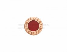 Cheap BVLGARI BVLGARI MAKE YOUR PAIR Rose Gold Single Earrings Set with Carnelian