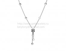 Replica Bvlgari B.zero1 White Gold Pendant Necklace