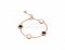 Cheap BVLGARI BVLGARI Bracelet in Pink Gold with Mother of Pearl and Onyx