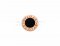 Replica BVLGARI BVLGARI MAKE YOUR PAIR Rose Gold Single Earrings Set with Onyx