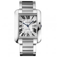 Cartier Tank Anglaise extra large replica watch for men W5310008 stainless steel