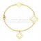 Van Cleef & Arpels Byzantine Alhambra 3 Motifs Bracelet Yellow Gold