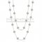 Van Cleef & Arpels Vintage Alhambra Necklace White Gold 20 Motifs With Gray Mother Of Pearl