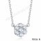 Replica Van Cleef & Arpels Fleurette Pendant In White Gold With Round Diamonds